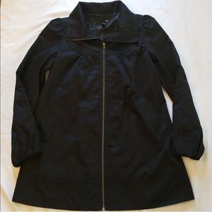 Black H&M trench coat jacket
